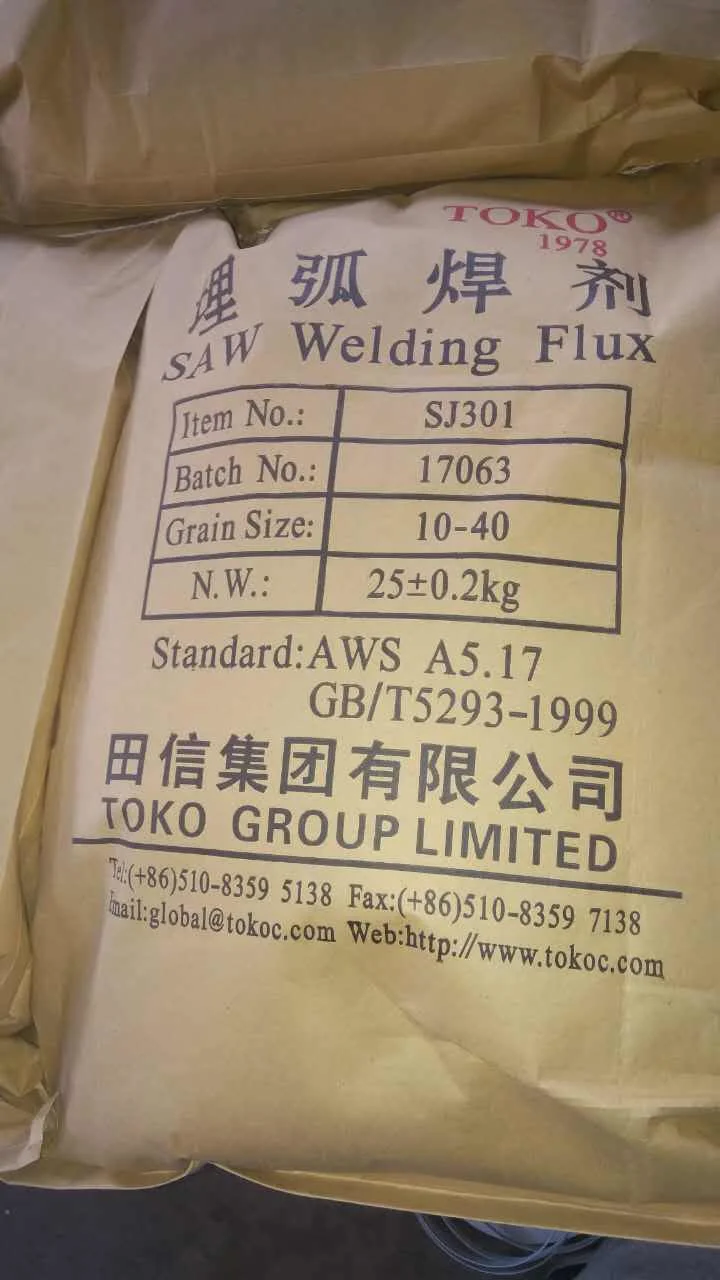 Submerged Arc Welding Flux Sj101 Sj501 Sj301